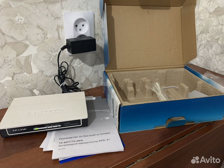 Модем роутер adsl2+ TP link TD8816