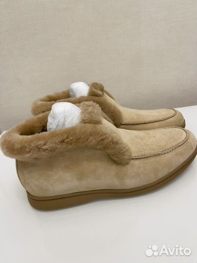 Лоферы новые с мехом tendance 39р