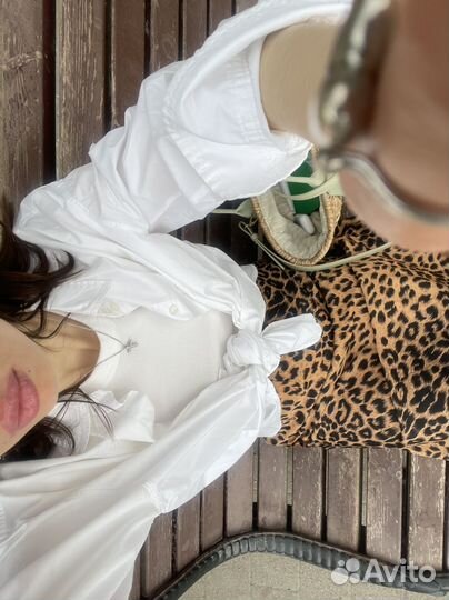 Юбка леопард