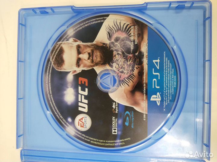 Диск для PS4 UFC 3