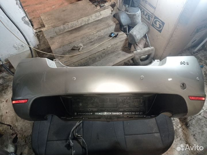 Задний бампер Пежо 508