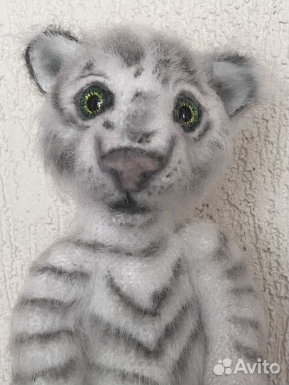 Тигр ручной работы, крючком