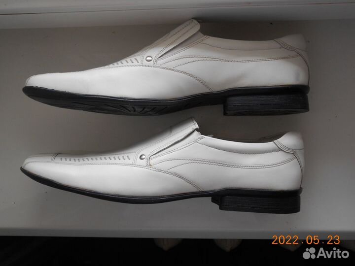 Мужские кожаные ботинки 45-46 размер