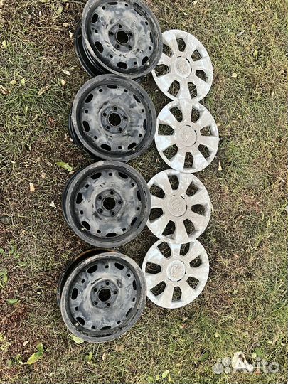 Диски r14 штампованный 5/100 skoda rapid