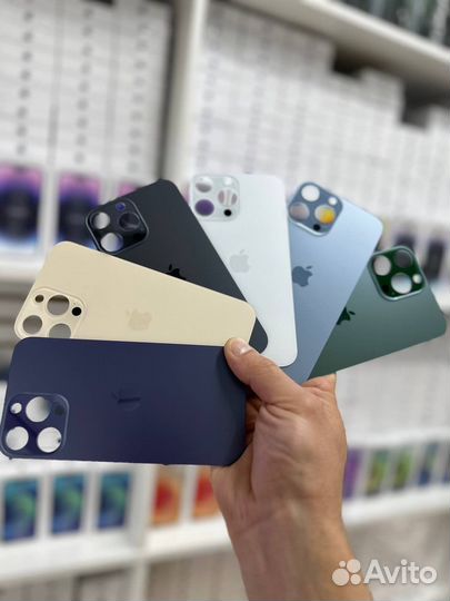 Заднее стекло на iPhone xr в корпусе 13 про