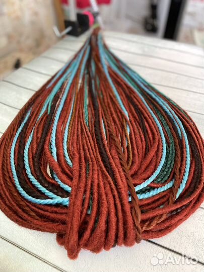 Де дреды микс гладкие софты, де косы