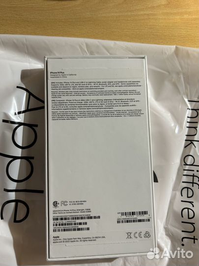 iPhone 14 plus 128 Black Esim+Sim