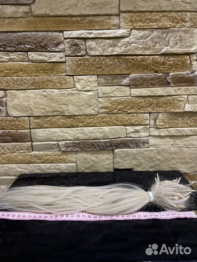 Волосы для наращивания блонд 40 см