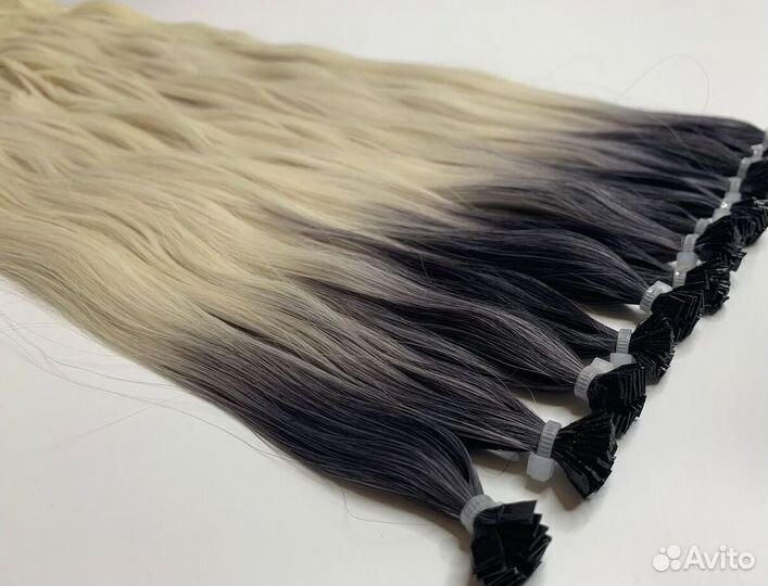Славянские волосы для наращивания, 40см, 100шт