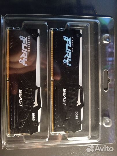 Оперативная память Kingston Fury Beast black DDR5