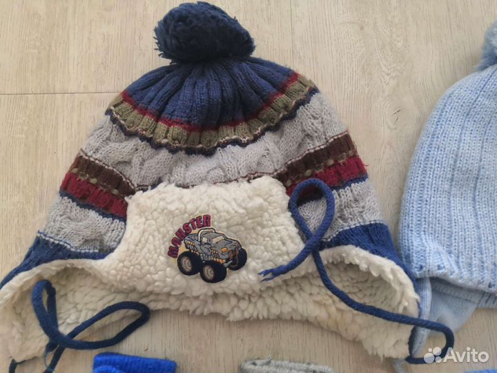 Комплект шапка и шарф для мальчика