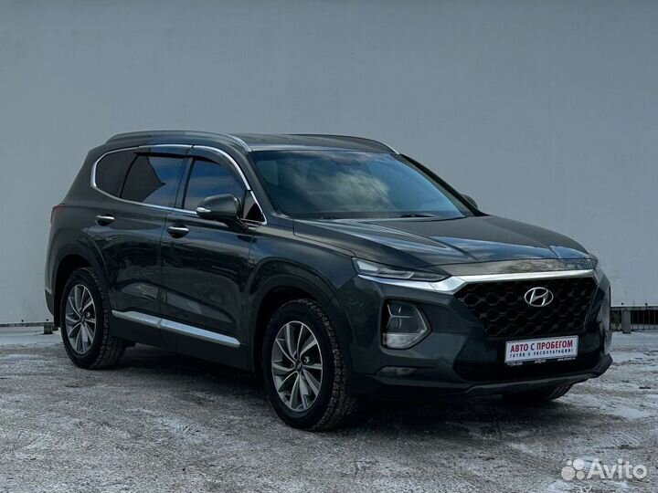 Hyundai Santa Fe 2.2 AT, 2019, 90 527 км