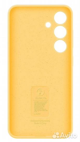 Чехол Silicone Case для Samsung S24 желтый