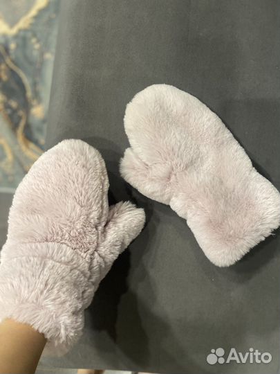 Варежки зимние женские