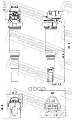 Катушка зажигания BMW E87/E46/E90/E65/X3/X5