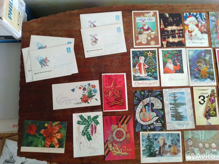 Открытки СССР, 32 шт.+ 5 конвертов