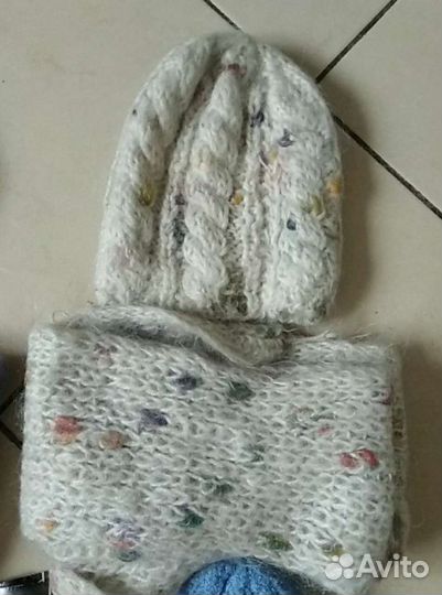 Комплект шапка и шарф