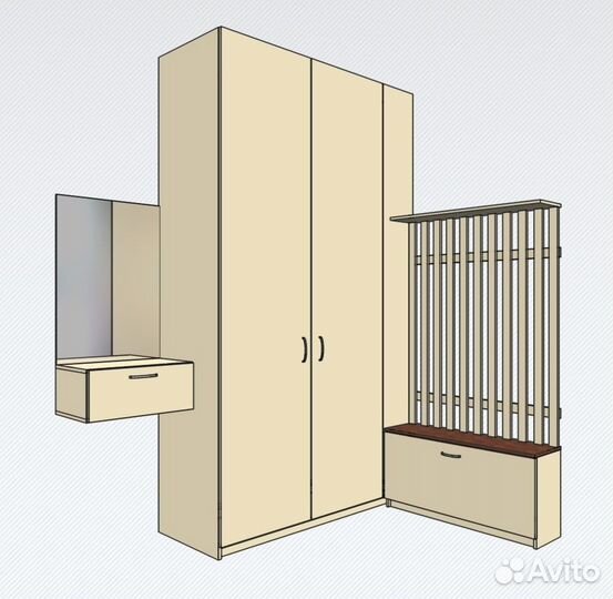 Проектирование, сборка корпусной мебели