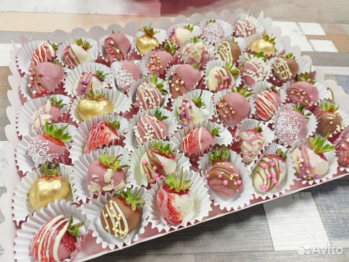 Клубника в шоколаде набор 30шт