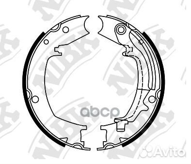 Колодки тормозные FN0644 NiBK