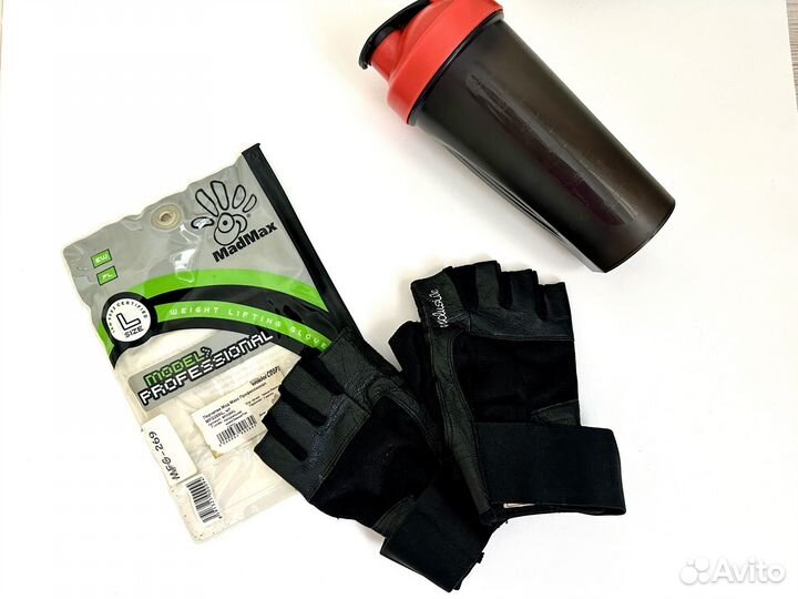 Перчатки атлетические мужские MadMax MFG-269 р-р L