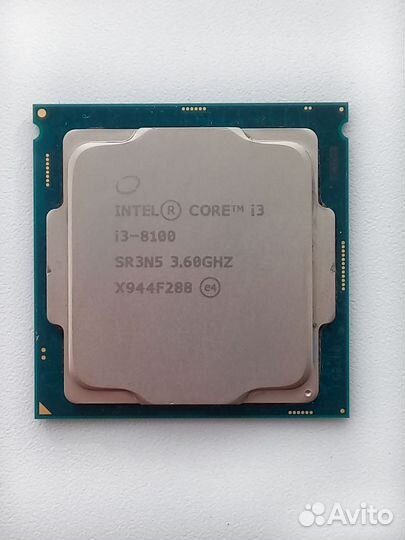 Процессор I3 8100 + материнская плата