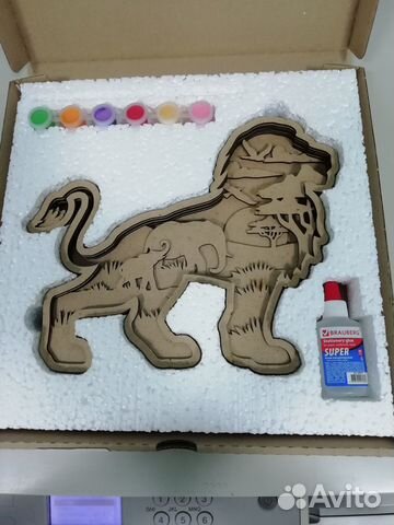 Раскраска деревянная