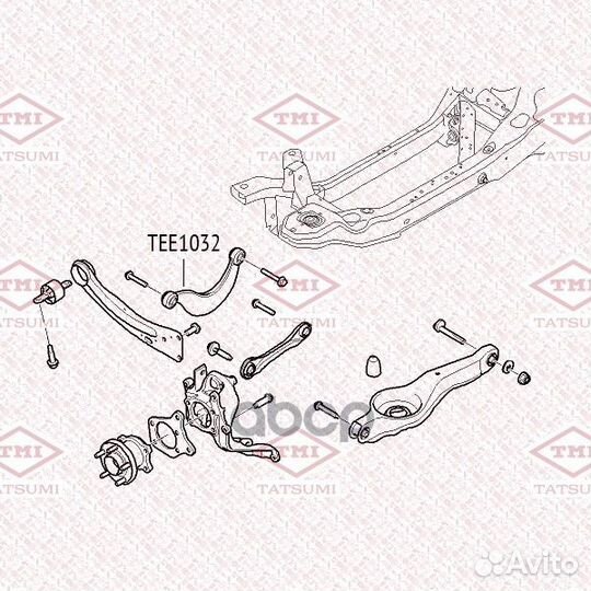 Рычаг задней подвески верхний L/R ford Focus/C