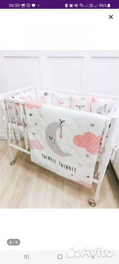 Бортики в детскую кроватку