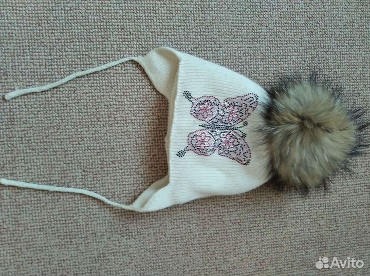 Шапка для девочки с 6 до 8 лет