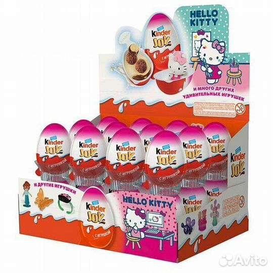 Шоколадное яйцо Kinder Joy для Девочек 20г