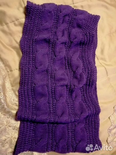 Шапка и шарф женские