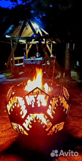 Костровая чаша гриль очаг 4мм