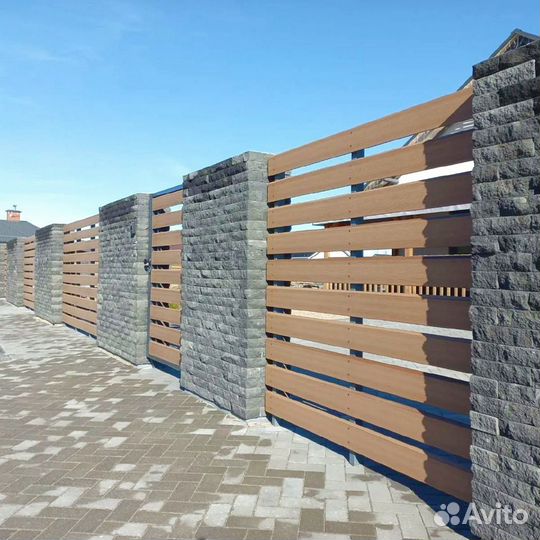 Забор из дпк