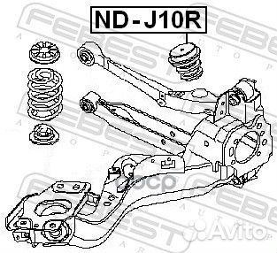 Отбойник амортизатора nissan qashqai/X-trail 07