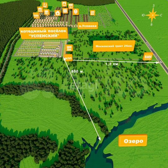 Участок 10 сот. (ИЖС)