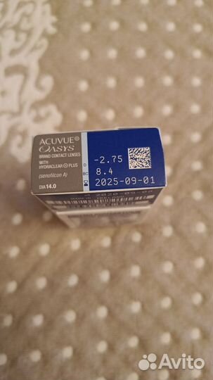 Контактные линзы Acuvue Oasys