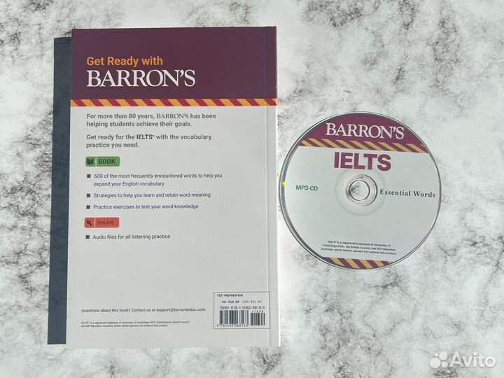 Barron's ielts essential words новая книга + диск