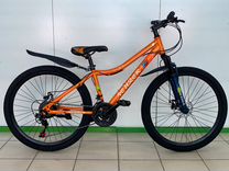 Велосипед горный Оранжевый-белый