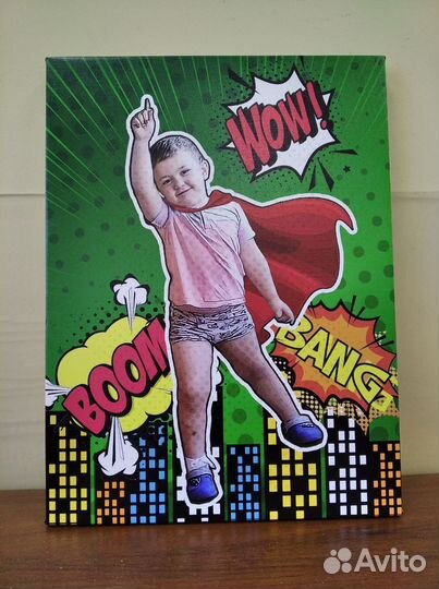 Портрет по фото на холсте в Барнауле