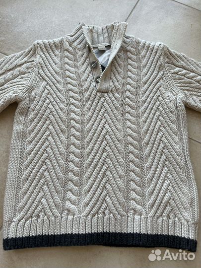 Вязаный свитер детский burberry