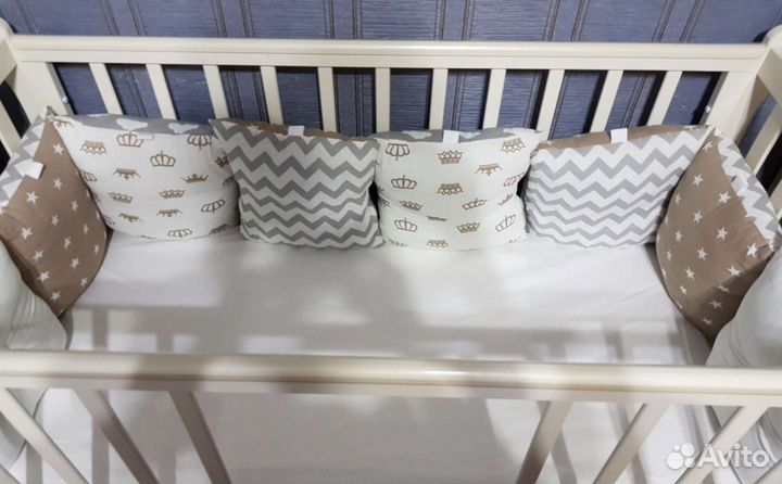 Бортики в детскую кроватку