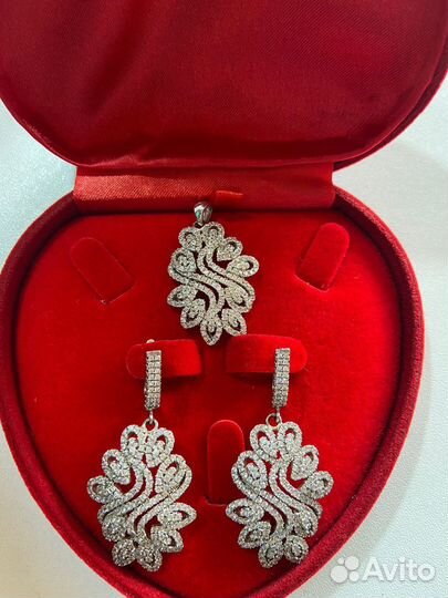 Серьги серебро