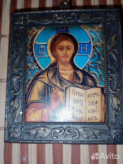 Иконка Спаситель, бронза