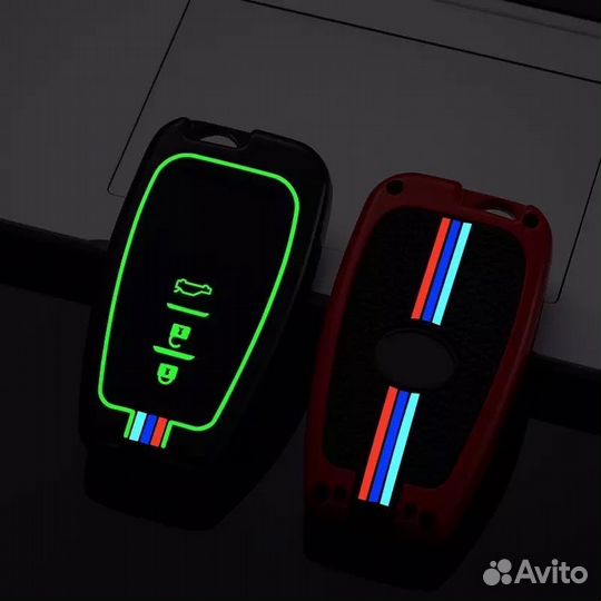 Чехол для ключа автомобиля Toyota / Тойота silver