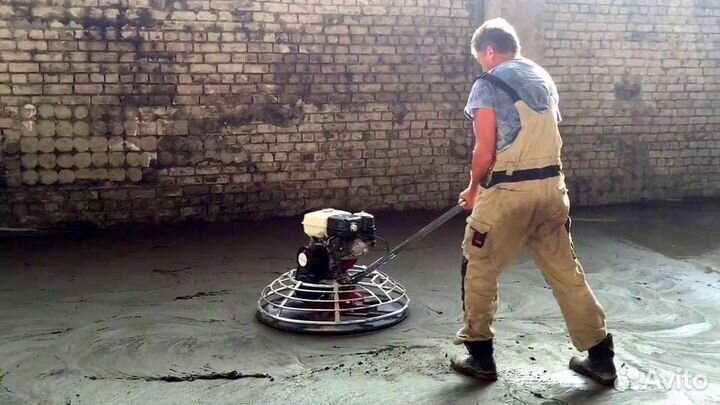 Шлифовка бетона вертолётом аренда