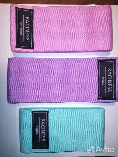 Тканевые резинки для фитнеса