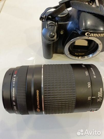 Canon eos 450D с Canon EF 75-300mm f/4-5.6 III