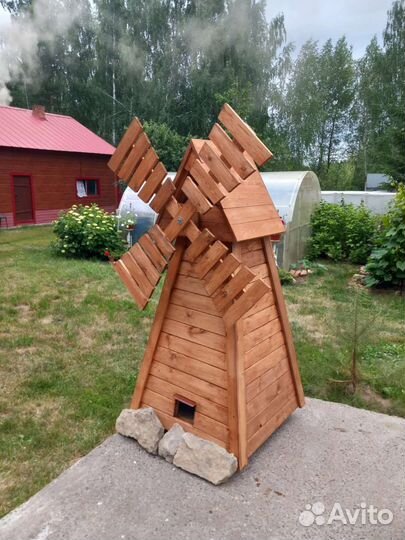 Декоративная мельница для сада