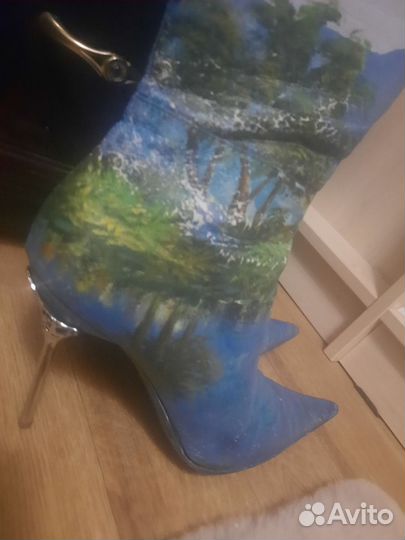 Сапоги женские натуральная кожа